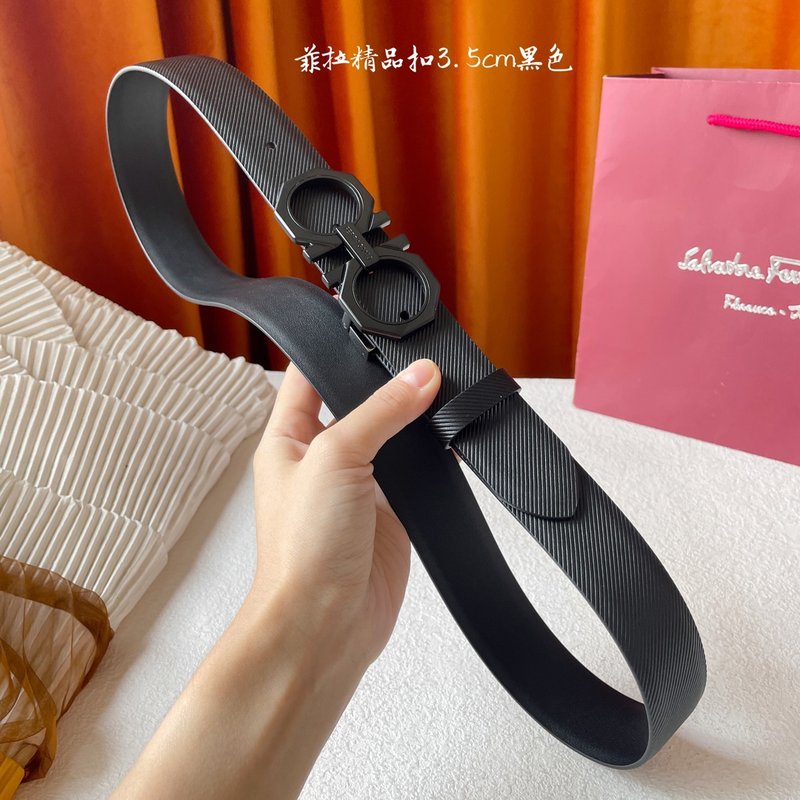 페라 이탈리아 양면 소가죽 동제 버클 벨트 001-181031