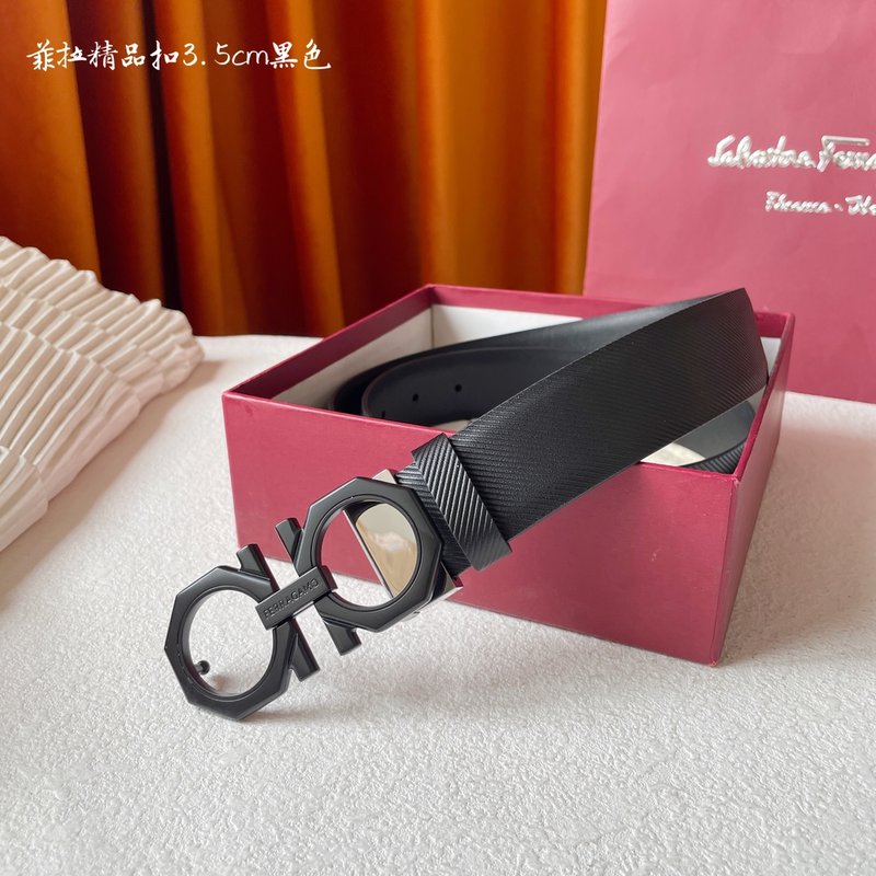페라 이탈리아 양면 소가죽 동제 버클 벨트 001-181031