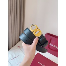 페라가모 클래식 시리즈 골드 버클 벨트 001-181033