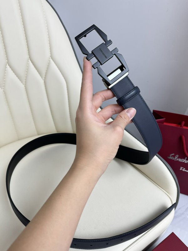 페라가모 양면 수입 소가죽 벨트 001-181088