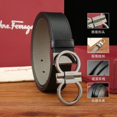 페라가모 양면 소가죽 벨트 001-181114