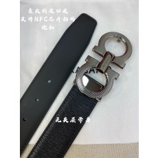 페라가모 이탈리아 원산 가죽 NFC 칩 벨트 001-181161