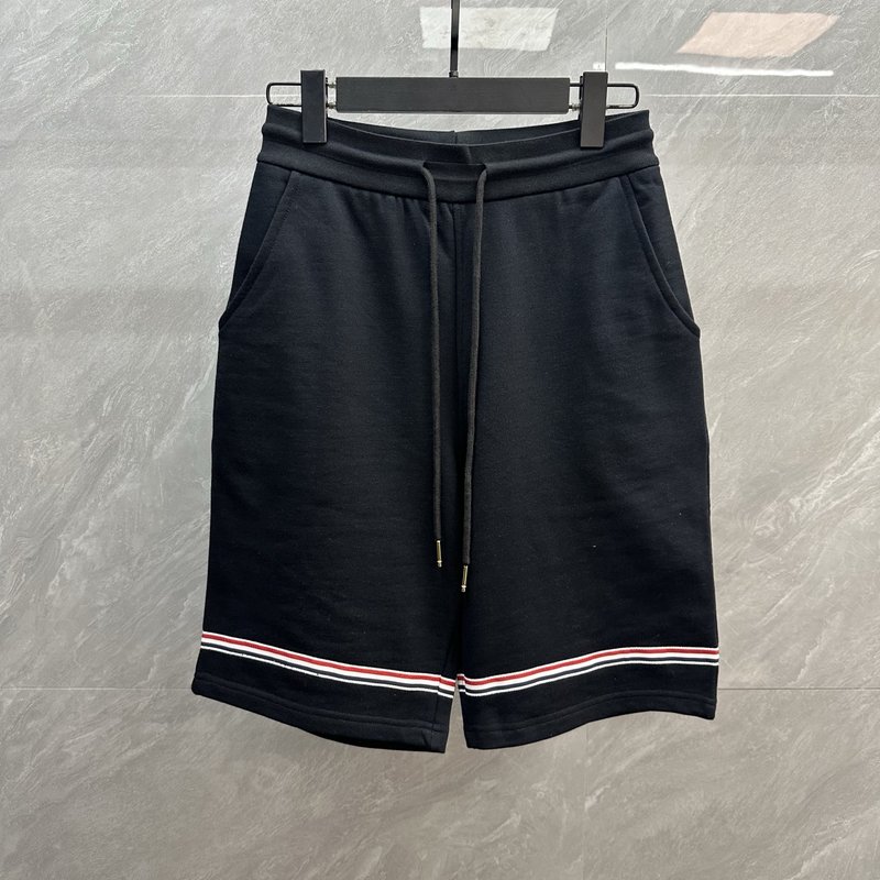 톰브라운 클래식 3 색 스트라이프 면 쇼츠 001-181482