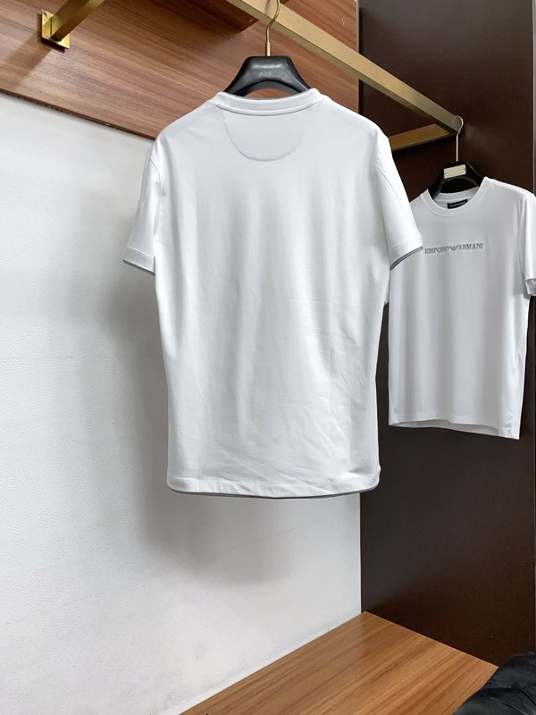이른 봄 남성 라운드넥 반팔 티셔츠 001-181505