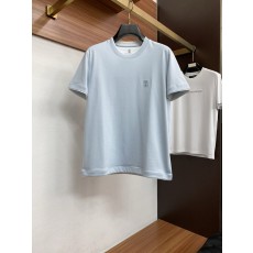 이른 봄 라운드넥 반팔 티셔츠 001-181508