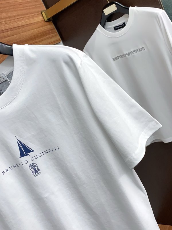 남성 순면 라운드넥 반팔 티셔츠 기본款 001-181509