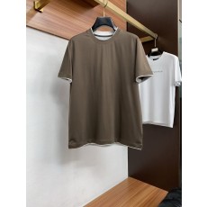 브루넬로 쿠치넬리 남성 라운드넥 반팔 티셔츠 001-181510