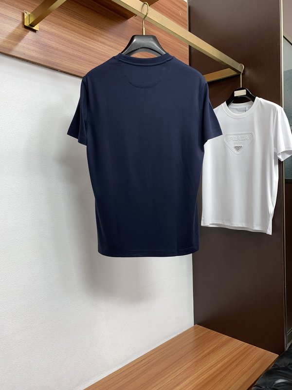 클래식 패션 머서라이즈드 코튼 반팔 티셔츠 001-181524