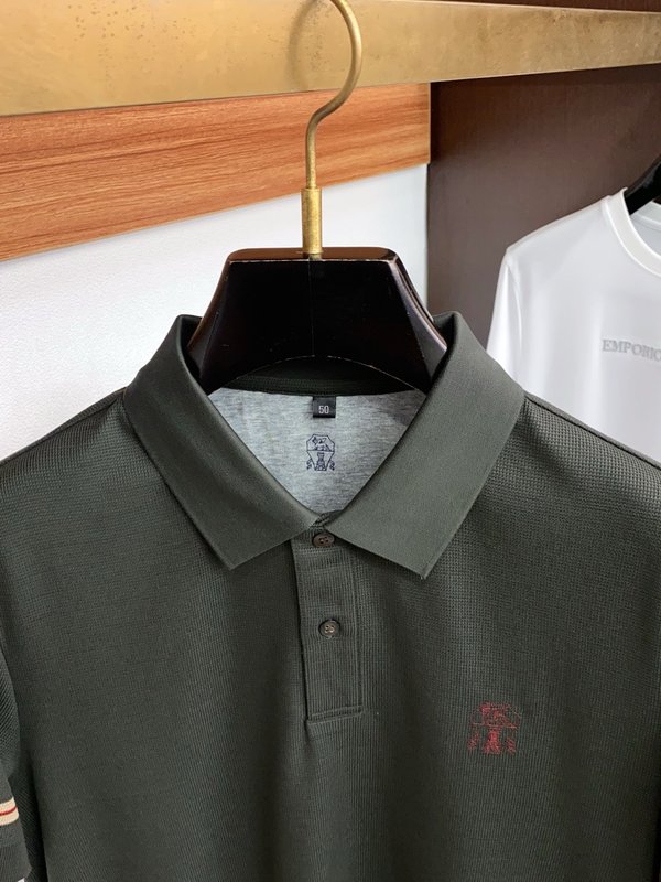 남성 텐셀 코튼 반팔 폴로 셔츠 001-181538