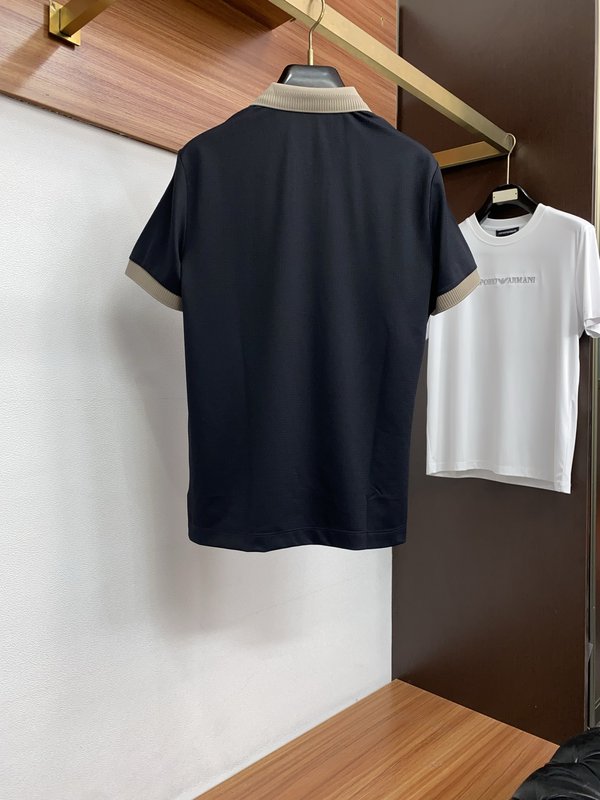 클래식 패션 칼라 순면 피케 폴로 셔츠 반팔 001-181568