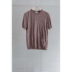 린넨 텐셀 혼방 남성 라운드넥 반팔 티셔츠 001-181584