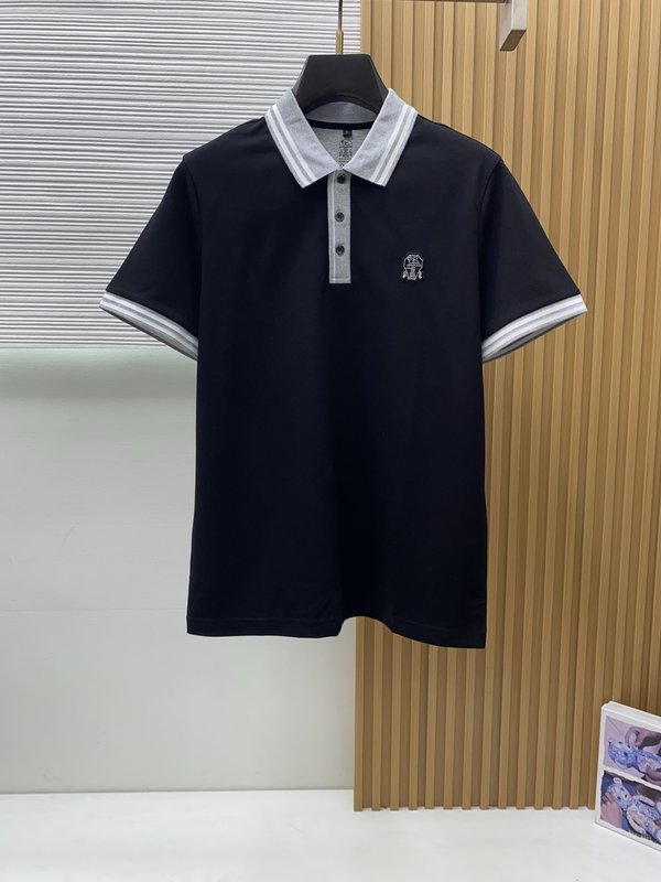 클래식 패션 칼라 순면 피케 폴로 셔츠 001-181590