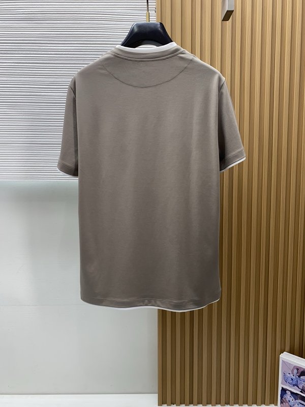 이른 봄 남성 라운드넥 반팔 티셔츠 001-181601