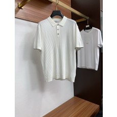 클래식 올드머니 니트 칼라 폴로 반팔 티셔츠 001-181605