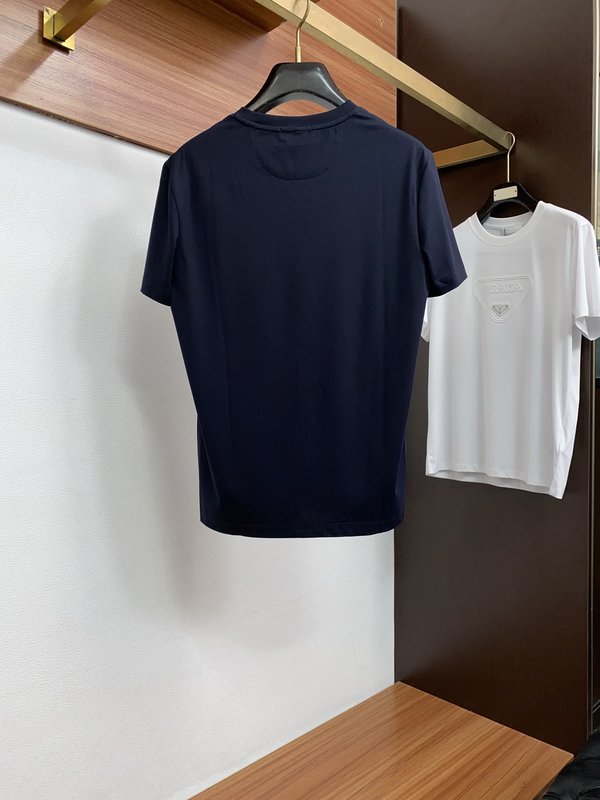남성 순면 라운드넥 반팔 티셔츠 베이직 001-181658