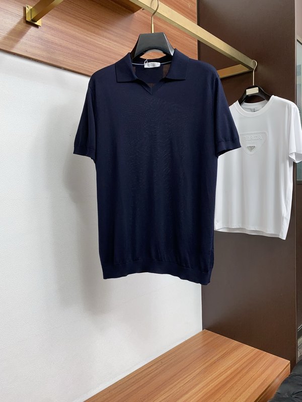 클래식 올드머니 스타일 텐셀 혼방 면 반팔 티셔츠 001-181702