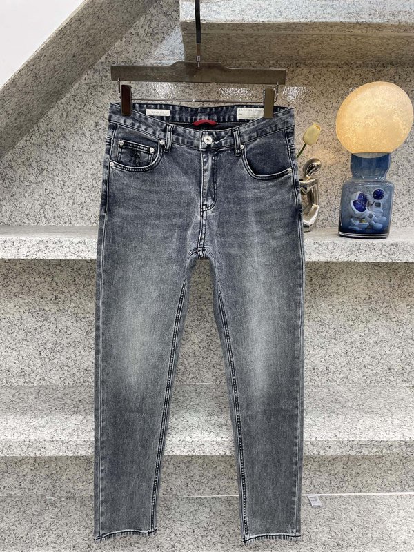 브루넬로 쿠치넬리 남성 빈티지 블루 데님 진 001-181708