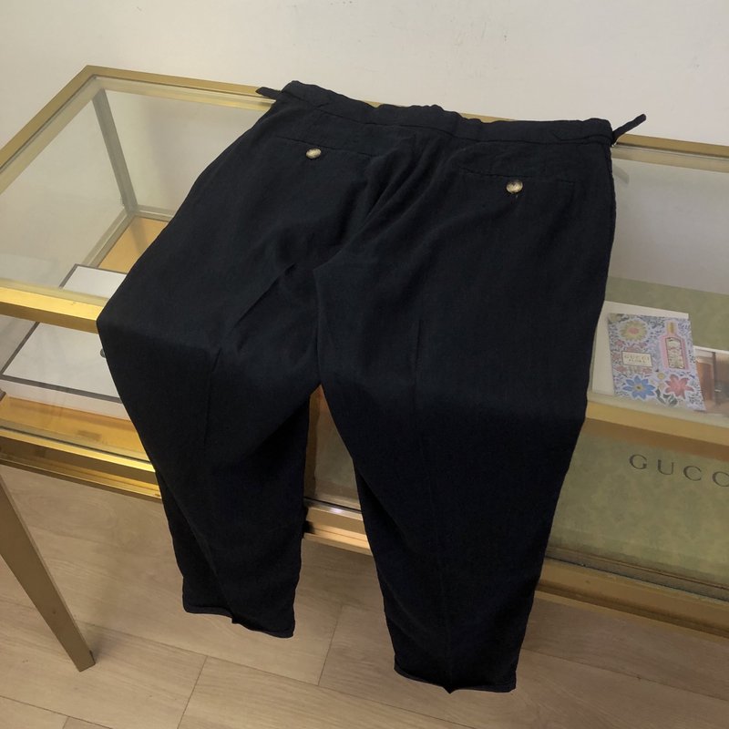 코튼 리넨 심플 캐주얼 팬츠 001-181712