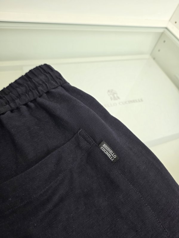 남성 린넨 캐주얼 하프 팬츠 001-181741