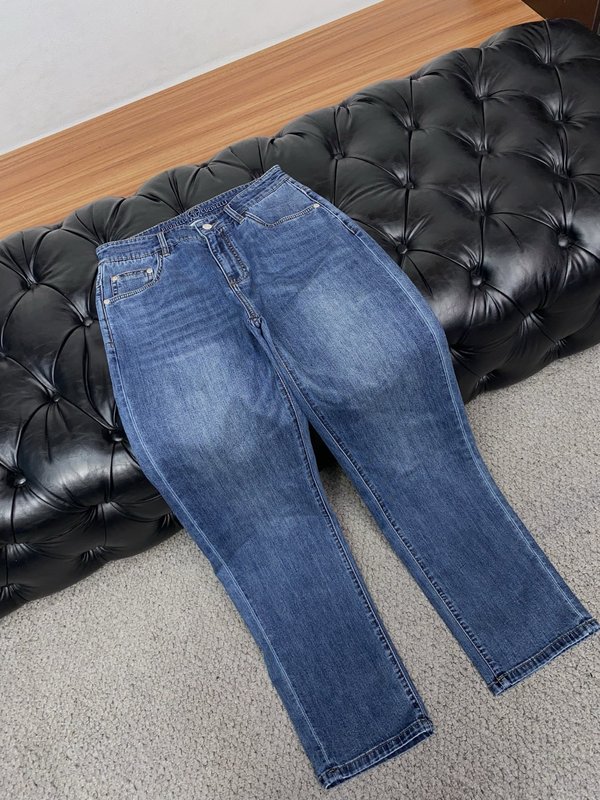 프리미엄 커스텀 스프링 신상 하이스트레치 데님 팬츠 001-181752