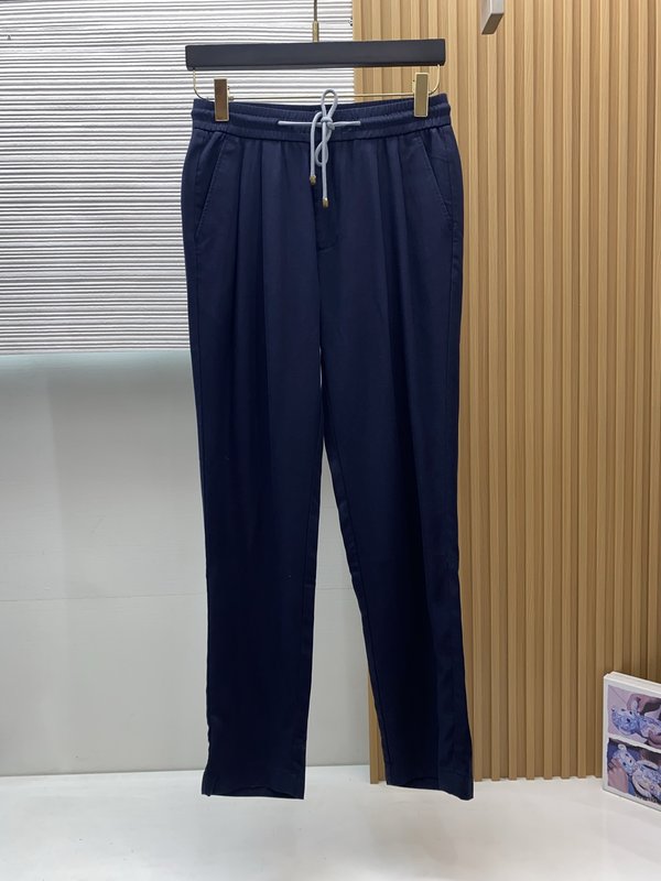 봄여름 신상 정방적 면린 캐주얼 팬츠 001-181765