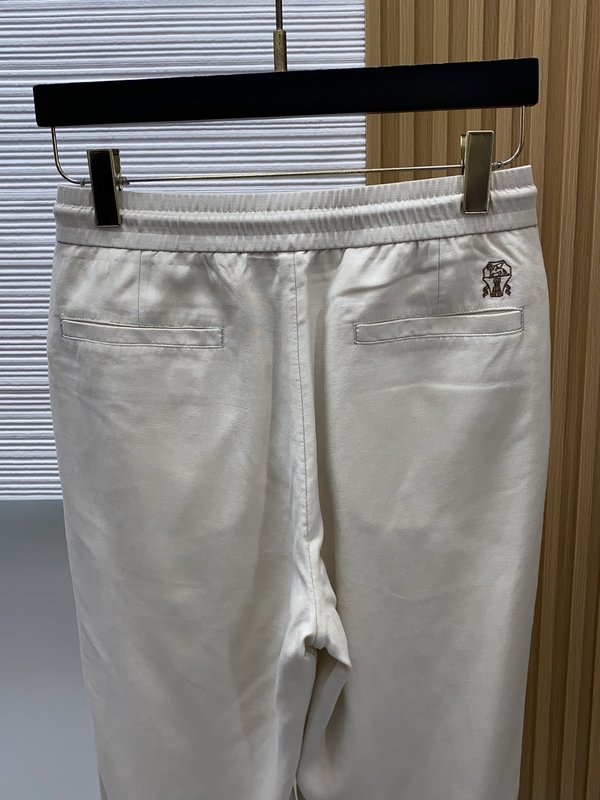 봄여름 신상 정방적 면린 캐주얼 팬츠 001-181766
