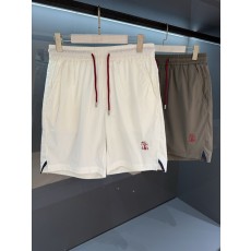 남성 밴딩 드로스트링 심플 캐주얼 하프 팬츠 001-181785