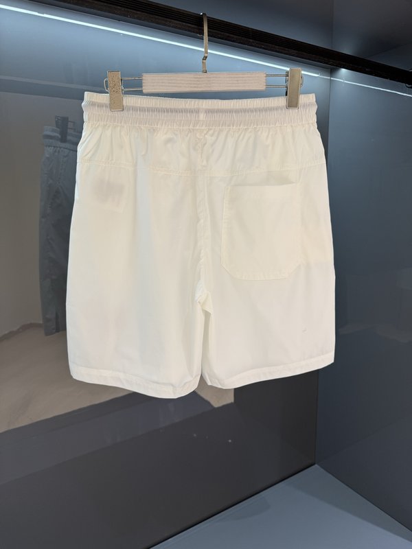 남성 밴딩 드로스트링 심플 캐주얼 하프 팬츠 001-181785