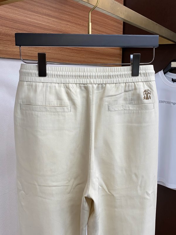 봄여름 신상 정방적 면린 캐주얼 팬츠 001-181816