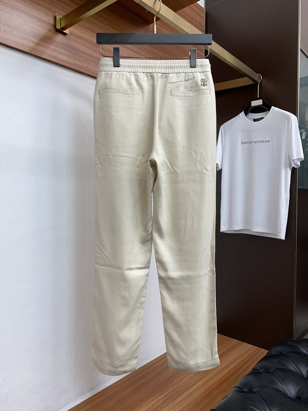 봄여름 신상 정방적 면린 캐주얼 팬츠 001-181816