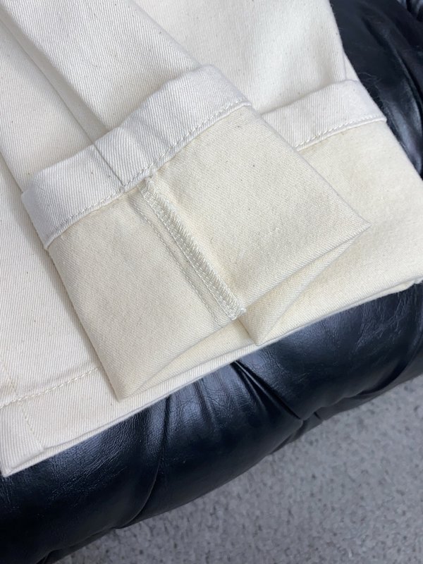 패션 레터 패턴 데님 캐주얼 팬츠 001-181821