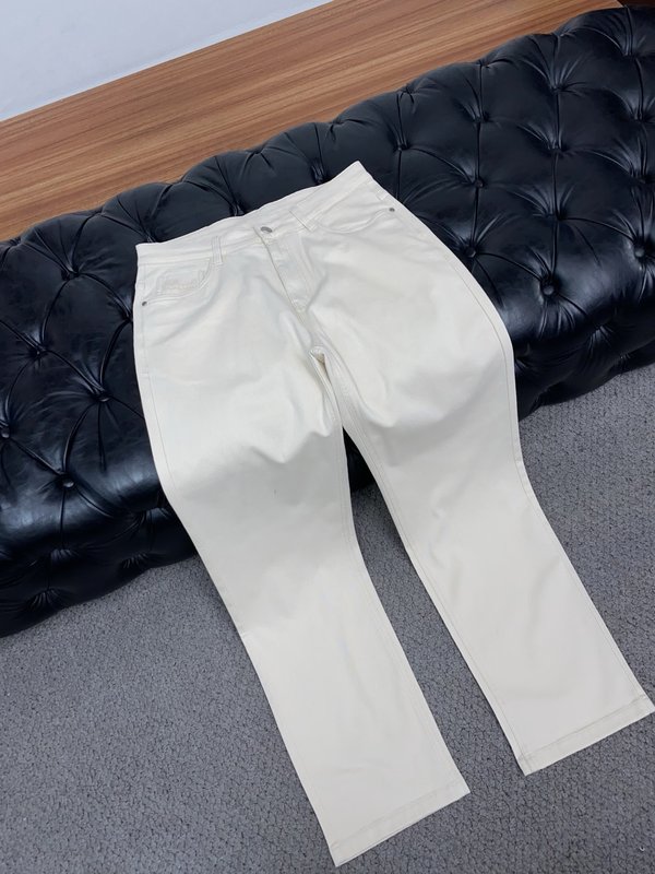 패션 레터 패턴 데님 캐주얼 팬츠 001-181821