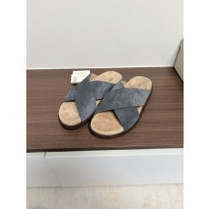브루넬로 쿠치넬리 양가죽 일체형 슬리퍼 001-181870