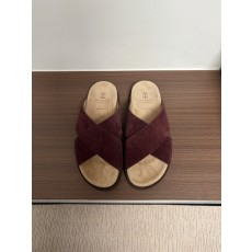 양모 일체 양경 벨벳 두꺼운 바닥 슬리퍼 001-181890