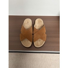 양모 일체 양경 스웨이드 두꺼운 바닥 슬리퍼 001-181894