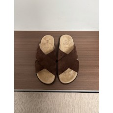 양모 일체 양경 스웨이드 두꺼운 바닥 슬리퍼 001-181897