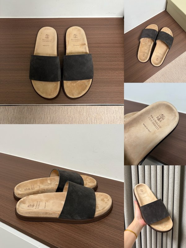 양모 일체 양경 두꺼운 바닥 슬리퍼 001-181903