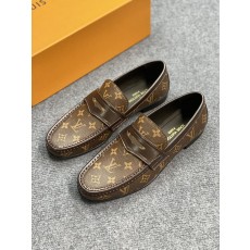 루이비통 남성 비즈니스 캐주얼 가죽 신발 001-181948