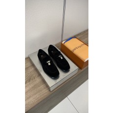 루이비통 남성 비즈니스 캐주얼 가죽 구두 001-182035