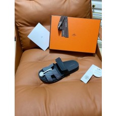 에르메스 스타일 수제 양가죽 커플 슬리퍼 001-182077