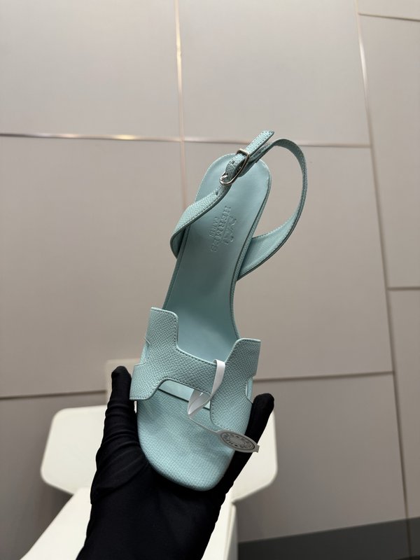 에르메스 클래식 H 버클 하이힐 샌들 001-182097