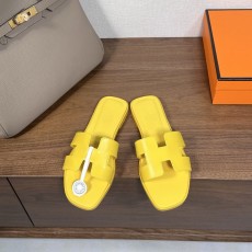에르메스 H 슬리퍼 오란 샌들 시리즈 벨벳 소재 001-182110