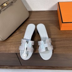 에르메스 H 슬리퍼 오란 샌들 시리즈 001-182126