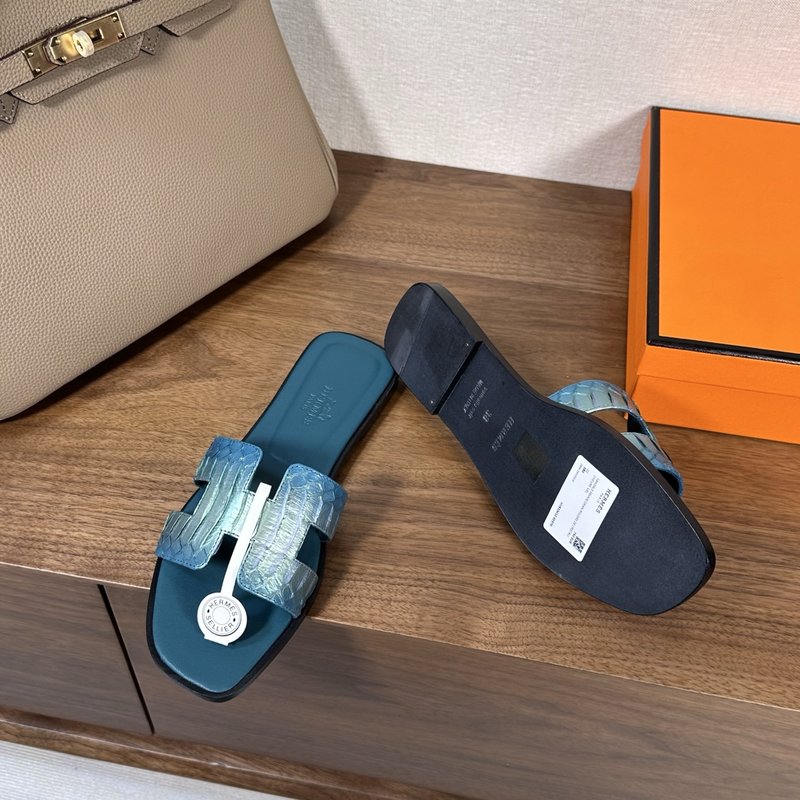 에르메스 H 슬리퍼 오란 샌들 벨벳 소재 001-182139