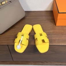 에르메스 H 슬리퍼 오란 샌들 시리즈 벨벳 소재 001-182210