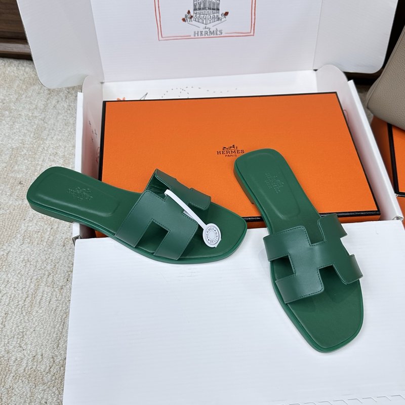 에르메스 H 슬리퍼 오란 샌들 시리즈 001-182227