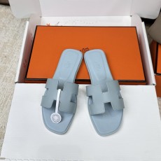 에르메스 H 슬리퍼 오란 샌들 시리즈 벨벳 소재 001-182242