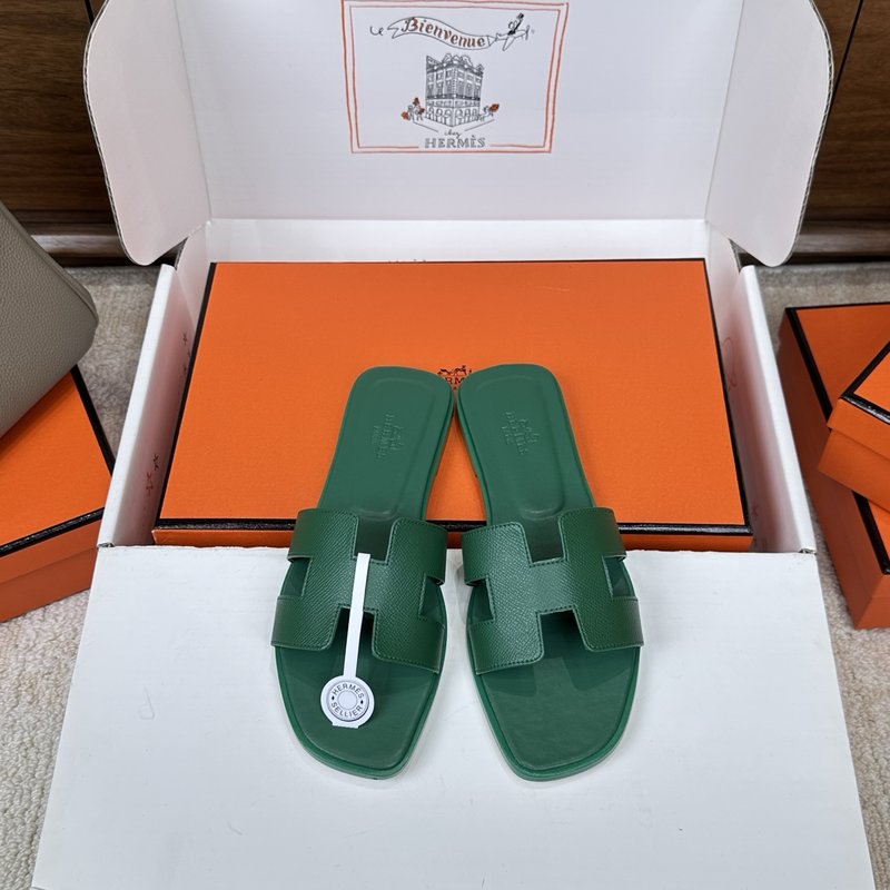 에르메스 H 슬리퍼 오란 샌들 벨벳 소재 001-182267