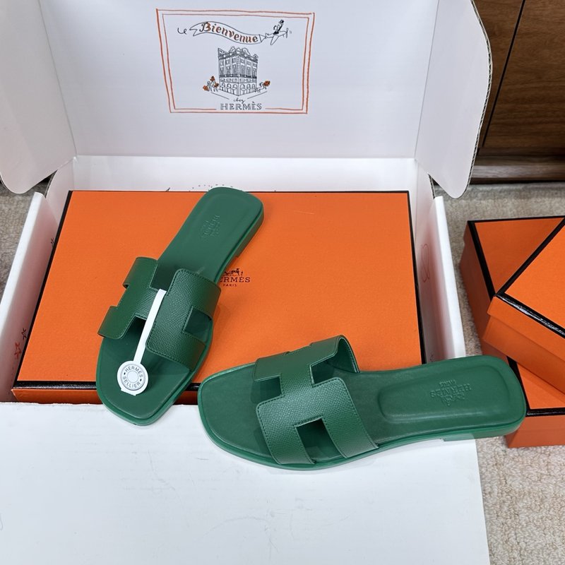 에르메스 H 슬리퍼 오란 샌들 벨벳 소재 001-182267