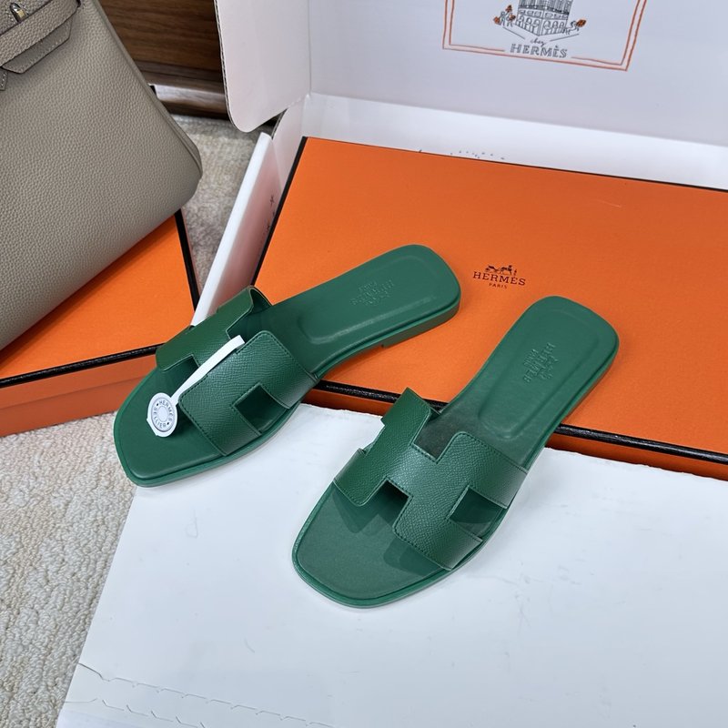 에르메스 H 슬리퍼 오란 샌들 벨벳 소재 001-182267
